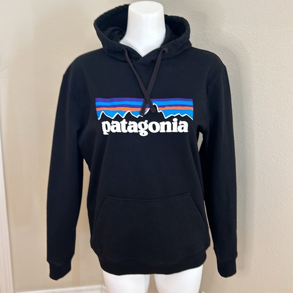 Patagonia Uprisal Hoody Sweatshirt Medium Black Pull Over Unisex Long Sleeve - Picture 1 of 6